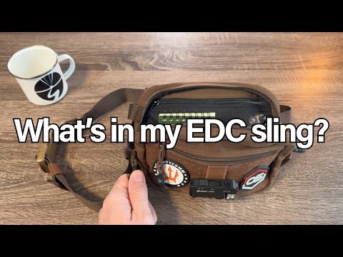 What’s in my EDC Sling? | Roaring Fire Ridger Waxed Canvas Waist Pack Review