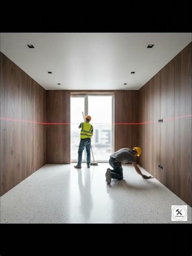 timelapse construction of a living room