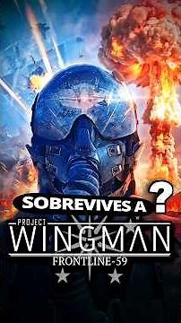 Universes impossible to survive in; in Project Wingman, the planet falls under a radioactive sky.