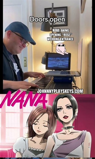 NANA "Rose" opening theme #wedding #entrance #mashup #nana #nanaanime #anime #piano