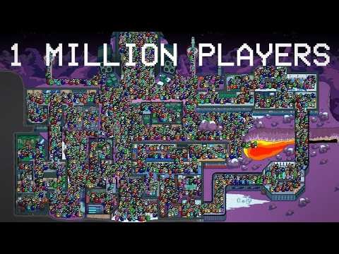 AMONG US, but with 1 MILLION PLAYERS on POLUS MAP