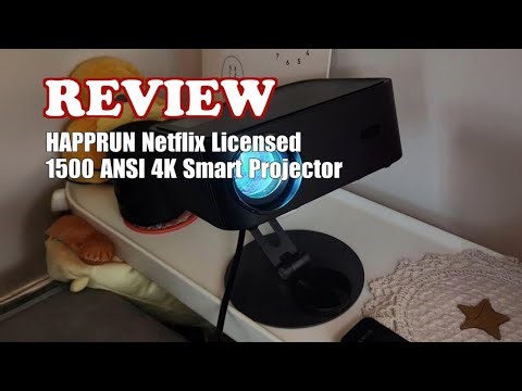 HAPPRUN 1500 ANSI Netflix Smart Projector Review 2025