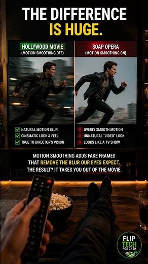Why Your TV Makes Movies Look Fake 😳 (Easy Fix!)