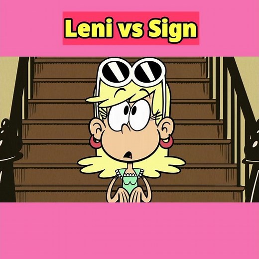 Lincoln and Leni vs sign in April Fools Rules