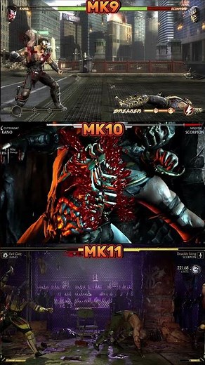 KANO Epic X-Ray 💀 MK9 vs MKX vs MK11 ⚔️ Which One Looks More Brutal? 😱🔥