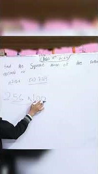 Square Root by Long Division Method | Easy Step-by-Step Explanation