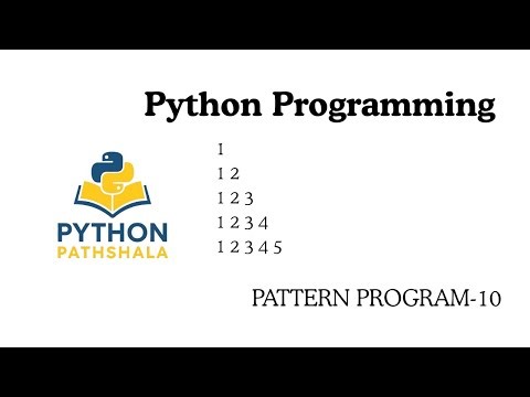 Python Pattern Printing Tutorial in Hindi | Easy Number Triangle Pattern | Python Program