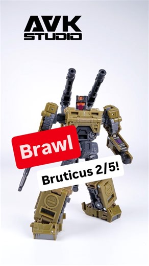 This is Brawl Transformers Age of the Primes! Bruticus second component, and I absolutely love it! #transformers #brawl #bruticus #nostalgia #toystagram | AVK Studio USA
