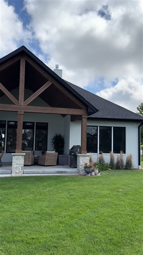 Stunning Backyard Living Space with Covered Patio