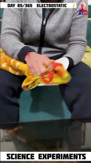 electrostatic class 12 | physics experiments #experiment #physics #shorts