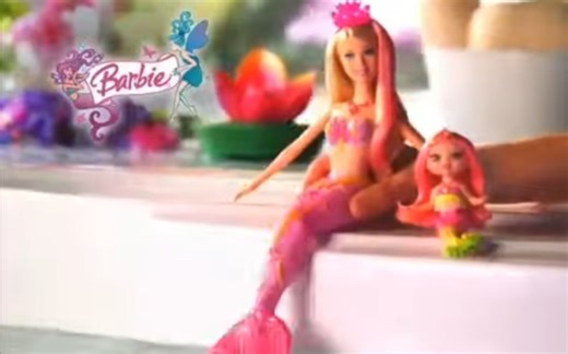 【广告】2008年美泰芭比美人鱼娃娃广告