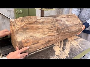 Amazing Wood Crafting From Rustic Raw Wood // Classic And Extremely Sturdy Table Design