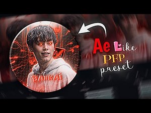 AE-Style EFX PFP Preset 🔥 | Alight Motion (XML & Preset)