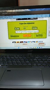 14K views · 596 reactions | A to Z typing in Just 2.3 seconds Computer ️ Laptop  #reels #reelsinstagram #reelsvideo #reelsviral #computertyping #typing #typingspeed #speed #recordcollection #record #viral #viralvideos #trend #trending #trendingreels #foryou #facebook | Fast Typing Learning | Facebook