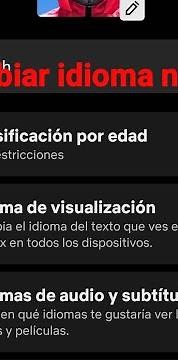 Como colocar Netflix en Español o cambiar a otro idioma