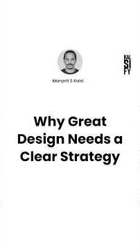 Why Great Design Needs a Clear Strategy