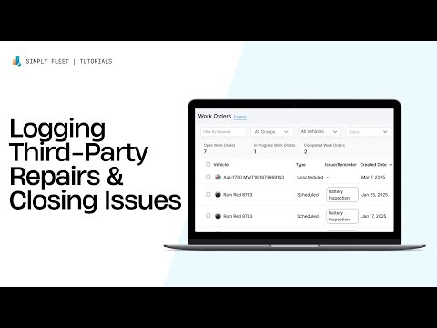 How to Create a Work Order, Log Third-Party Repairs & Close Issues – Step-by-Step Tutorial