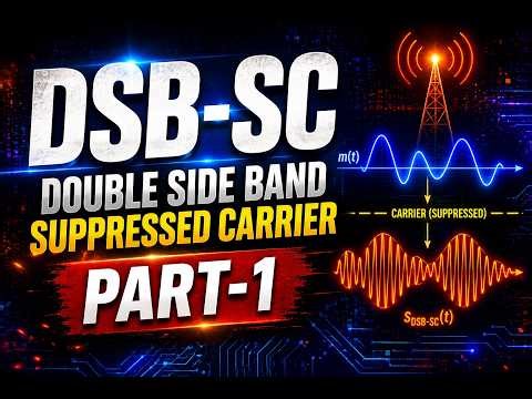 Analog Communication part-13 : DSB-SC Signals, Spectrum & Equations Explained