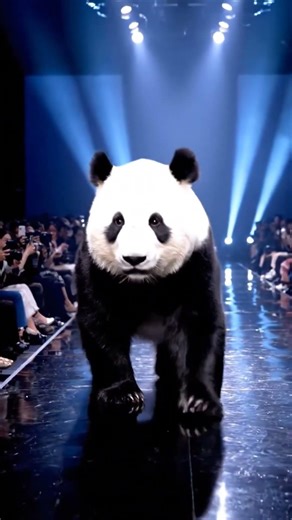panda fashion show #trending #fashiontrends #panda
