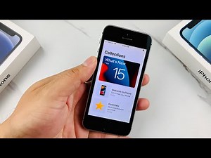 iOS 15 OFFICIAL on iPhone SE (1st GEN)