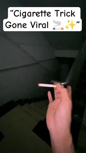 "🔥 The Coolest Cigarette Flip Trick Ever!" #trending #viral