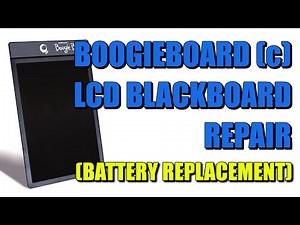lcd blackboard boogie board repair battery replace