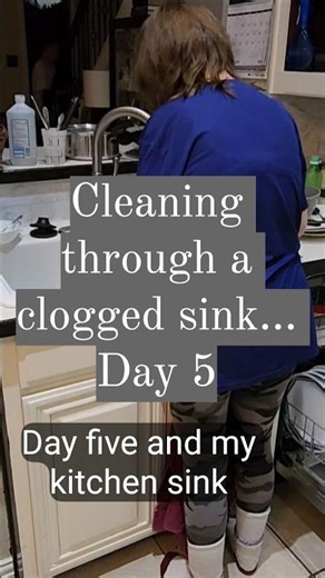 AI Cleaning My Clogged Kitchen Sink | Day 5 Progress 🧼