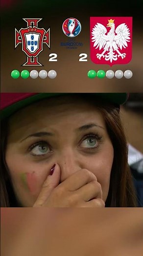 Poland vs Portugal 😮 – Full Penalty Shootout | UEFA Euro 2016