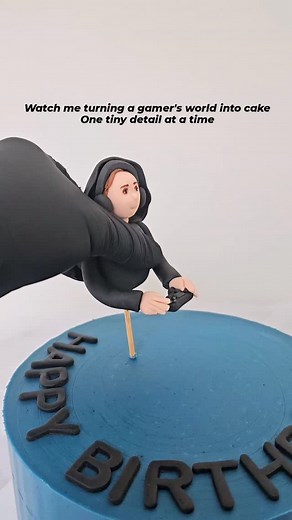 Level 16 unlocked!  This gamer-themed birthday cake was so much fun...