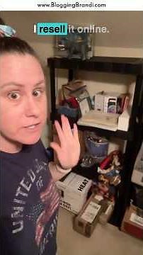 🏠 Home Warehouse Tour: How I Store, Pack & Ship My Reselling Inventory #ResellingBusiness #Shorts