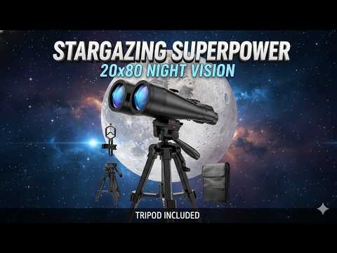 20x80 Astronomy Binoculars Review – Amazing for Stargazing?