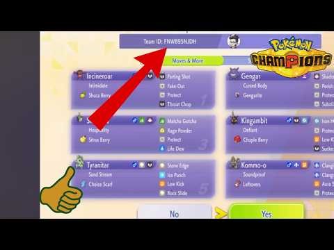 How to Use Replica Codes in Pokémon Champions