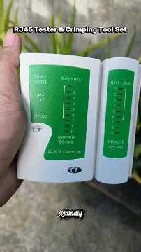 8 in 1 rj45 cat5 cat6 network tester cable tester & crimping tool set #onlineshopping