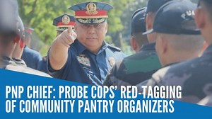 6K views · 92 reactions | Philippine National Police chief Gen. Debold Sinas has ordered an investigation of police officers involved in red-tagging of persons behind community pantries. READ: https://newsinfo.inquirer.net/1421868/pnp-chief-orders-probe-on-red-tagging-of-community-pantry-organizers | INQUIRER.net | Facebook