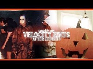 smooth and easy velocity - after effects tutorial | klqvsluv