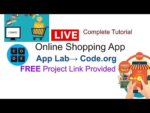 Realtime Online Shopping App | App Lab | Code.org | Live Tutorial