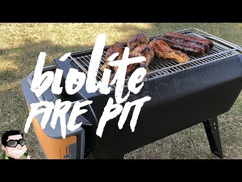 BioLite FirePit Review & Grilling Food