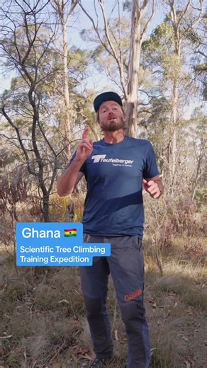Scientific Tree Climbing Training Expedition in Ghana 🇬🇭