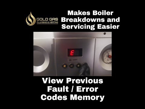 REMEHA AVANTA PLUS VIEW PREVIOUS FAULT / ERROR CODES HISTORY / MEMORY LIST 24C 28C BROAG