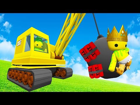 We Destroy Everything with Wrecking Balls and TNT in Wobbly Life Multiplayer!