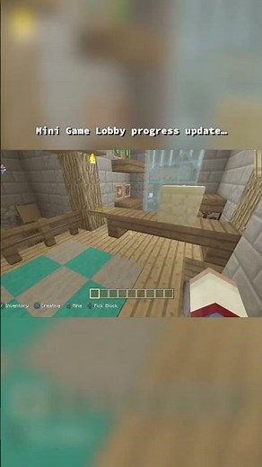 Mini Game Lobby progress update… #minecraft