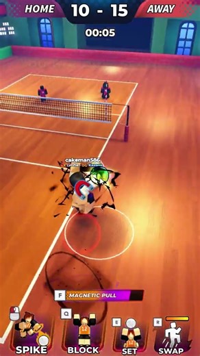 GET DOWN MR PRESIDENT 🫣 #floatserve #roblox #vbl #volleyball #volleyballlegends #miyatwins #shorts