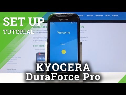 KYOCERA DuraForce Pro Set Up Process