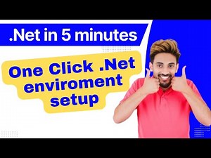 .Net environment setup in one click using winget | .Net in 5 minute