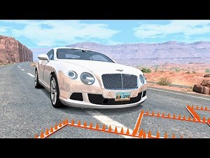 Massive Spike Strip Pileup Crashes #11 – BeamNG Drive | CrashBoomPunk