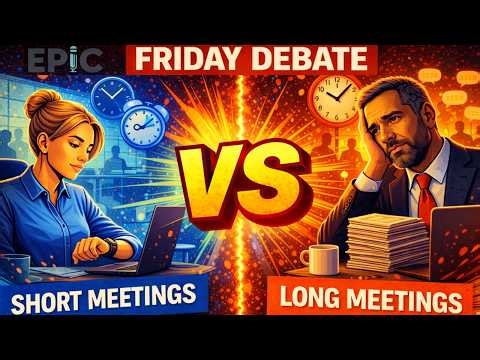Short Meetings vs Long Meetings What Works Best | English Debate
