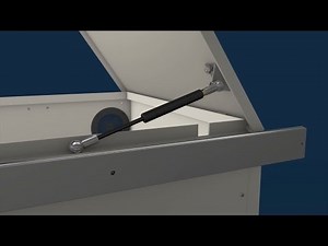 Vérins à gaz réglables WDS - Fonctionnement