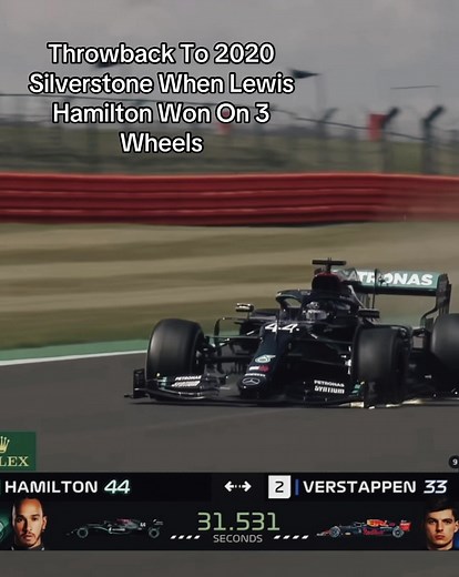 Lewis Hamilton's Incredible 3-Wheel Victory at Silverstone