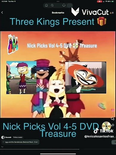 Nick Picks Vol 4-5 DVD 📀 Treasure Three Kings Present 🎁 💰💵💰