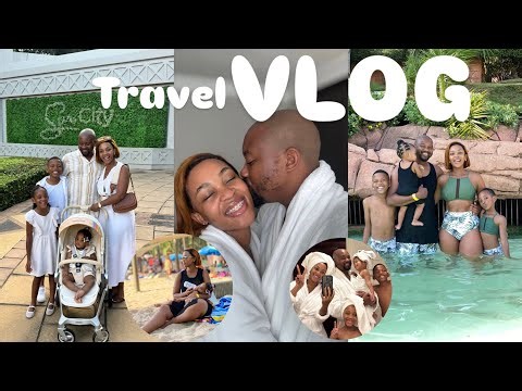 Travel Vlog: Spend the weekend with us in Sun City | Road Trip | Candid family moments